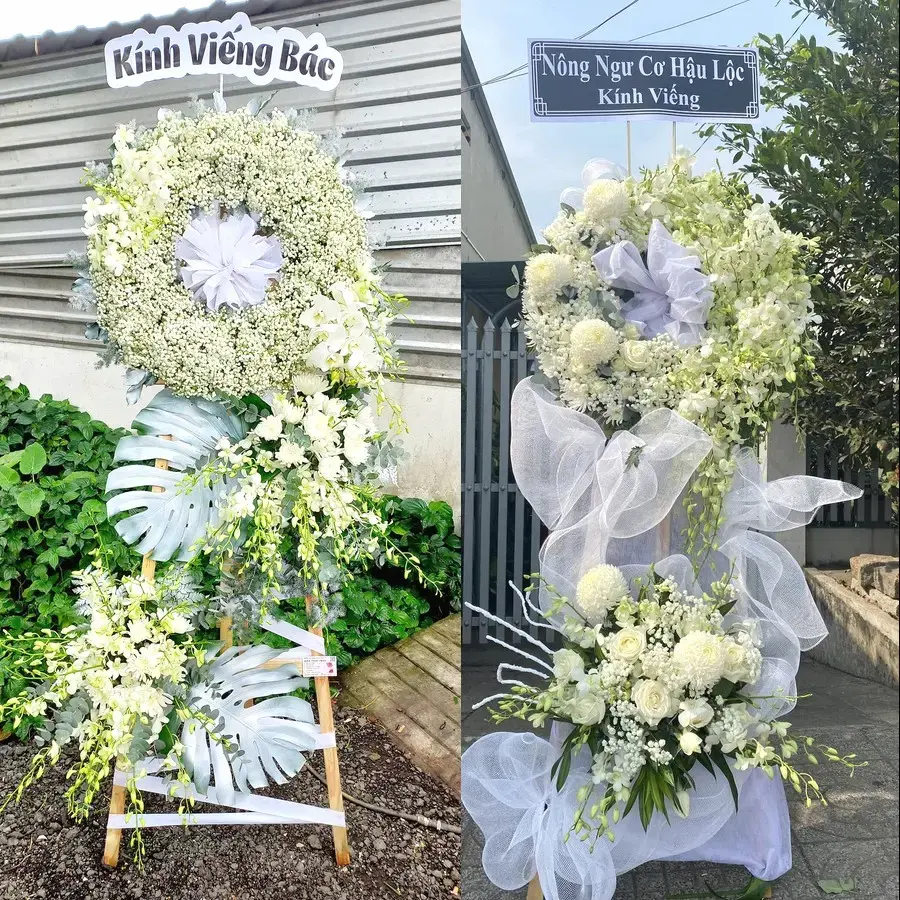 Hoa viếng giao theo địa chỉ tại Bồ Đề