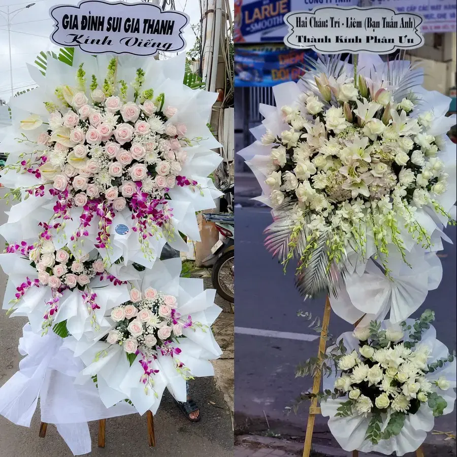 Đặt Kệ Hoa Viếng Cai Lậy, Đồng Tháp: Chọn Mẫu Trang Nghiêm