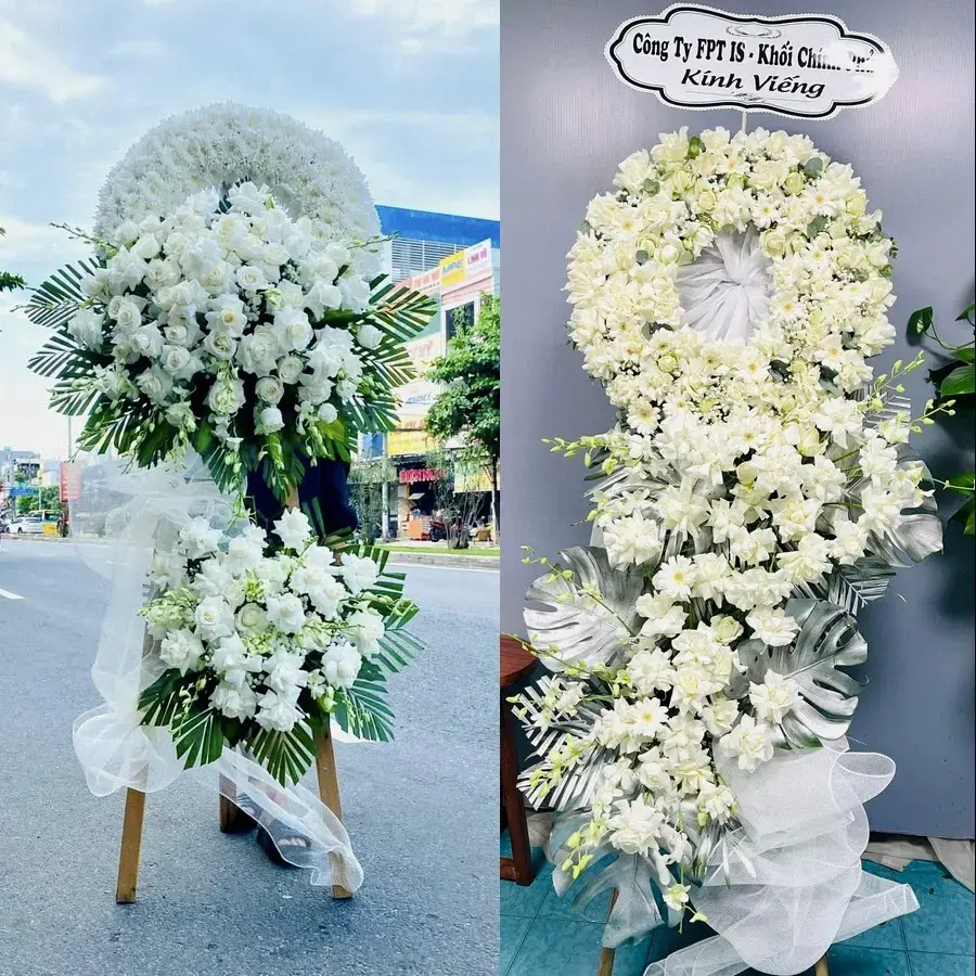 Hoa viếng giao theo địa chỉ tại Cầu Ông Lãnh