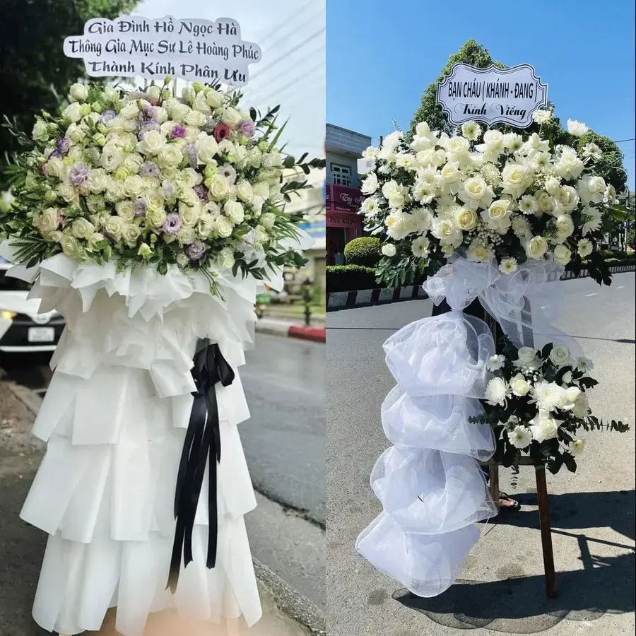 Đặt vòng hoa đám tang Chánh Hiệp theo thông tin lễ