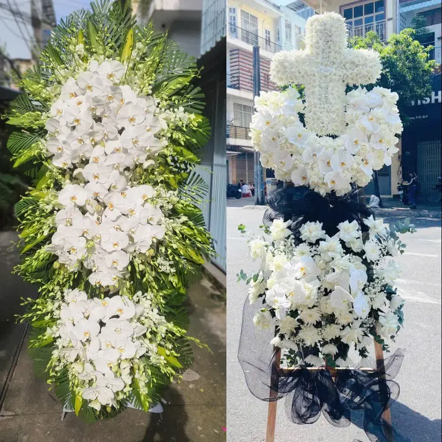 Kệ hoa chia buồn tại Chí Minh, Hải Phòng