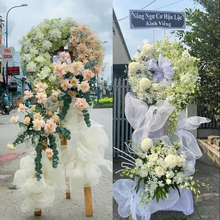 Đặt vòng hoa đám tang Chợ Lớn theo thông tin lễ