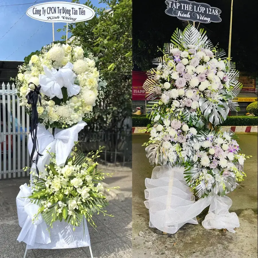 Hoa viếng giao theo địa chỉ tại Chợ Quán