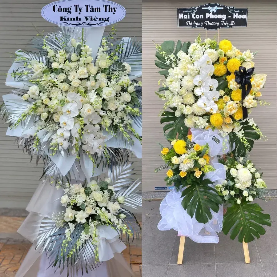 Đặt vòng hoa đám tang Củ Chi theo thông tin lễ