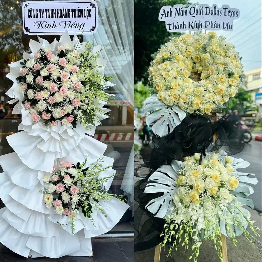 Kệ hoa chia buồn tại Diên Hồng, Gia Lai