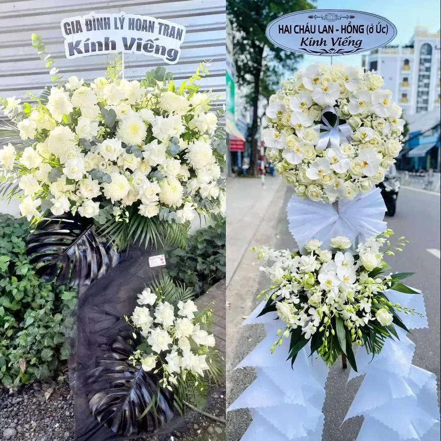 Đặt vòng hoa đám tang Đông Anh theo thông tin lễ
