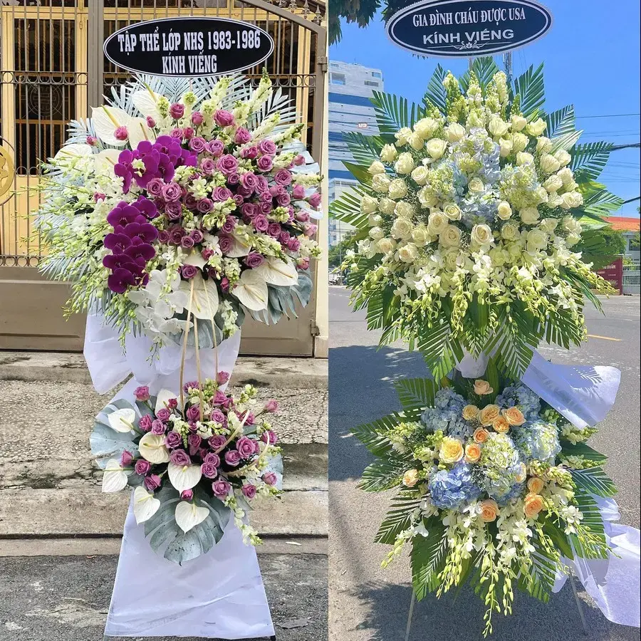 Hoa viếng giao theo địa chỉ tại Đông Anh