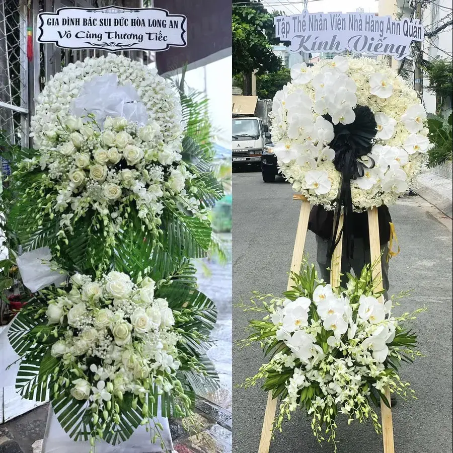 Hoa viếng giao theo địa chỉ tại Đống Đa