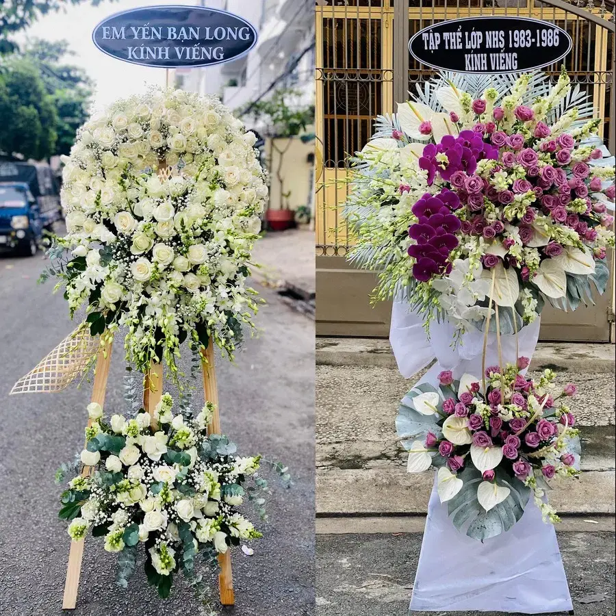 Đặt vòng hoa đám tang Đồng Hới theo thông tin lễ