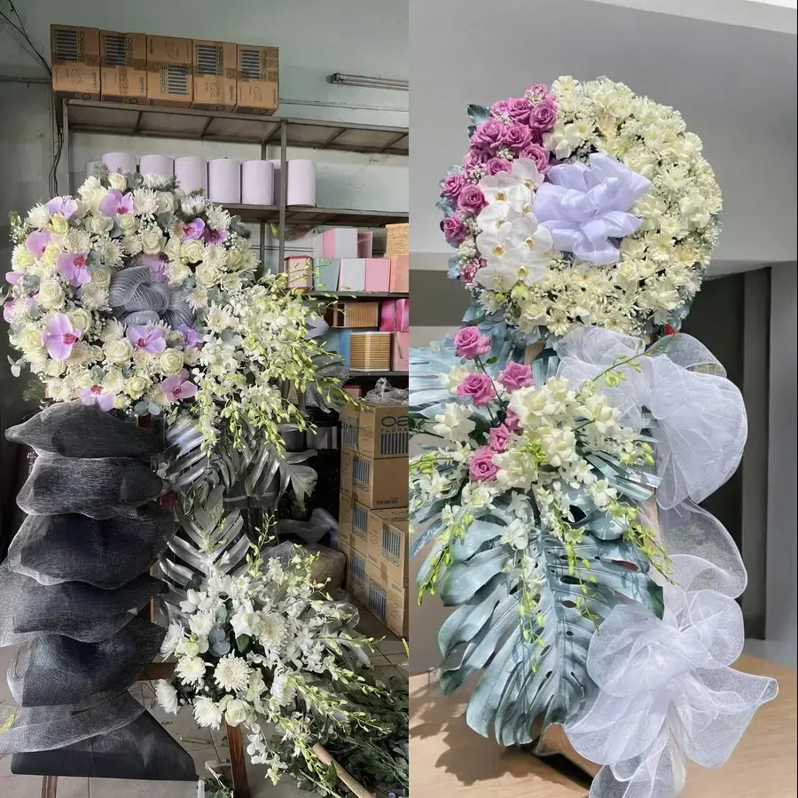 Hoa viếng giao theo địa chỉ tại Đông Thạnh