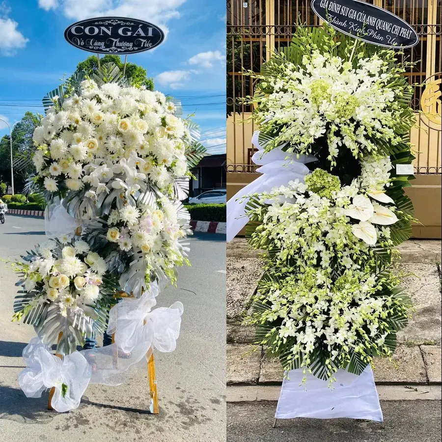 Hoa viếng giao theo địa chỉ tại Gia Lâm