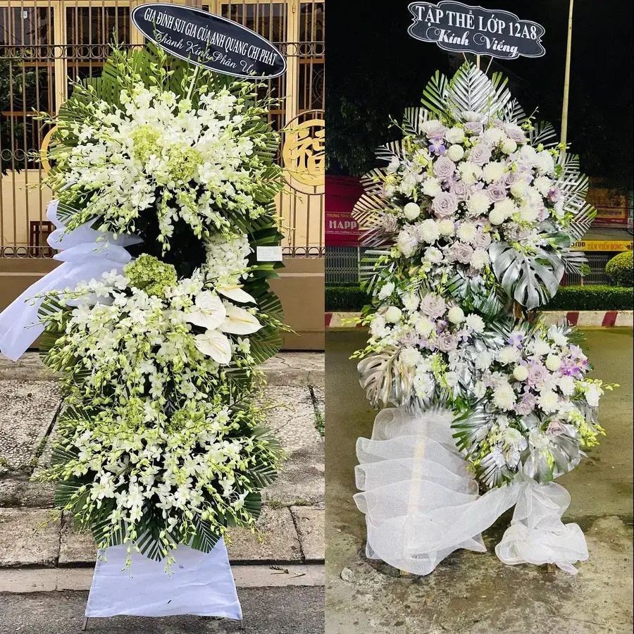 Hoa viếng giao theo địa chỉ tại Giảng Võ