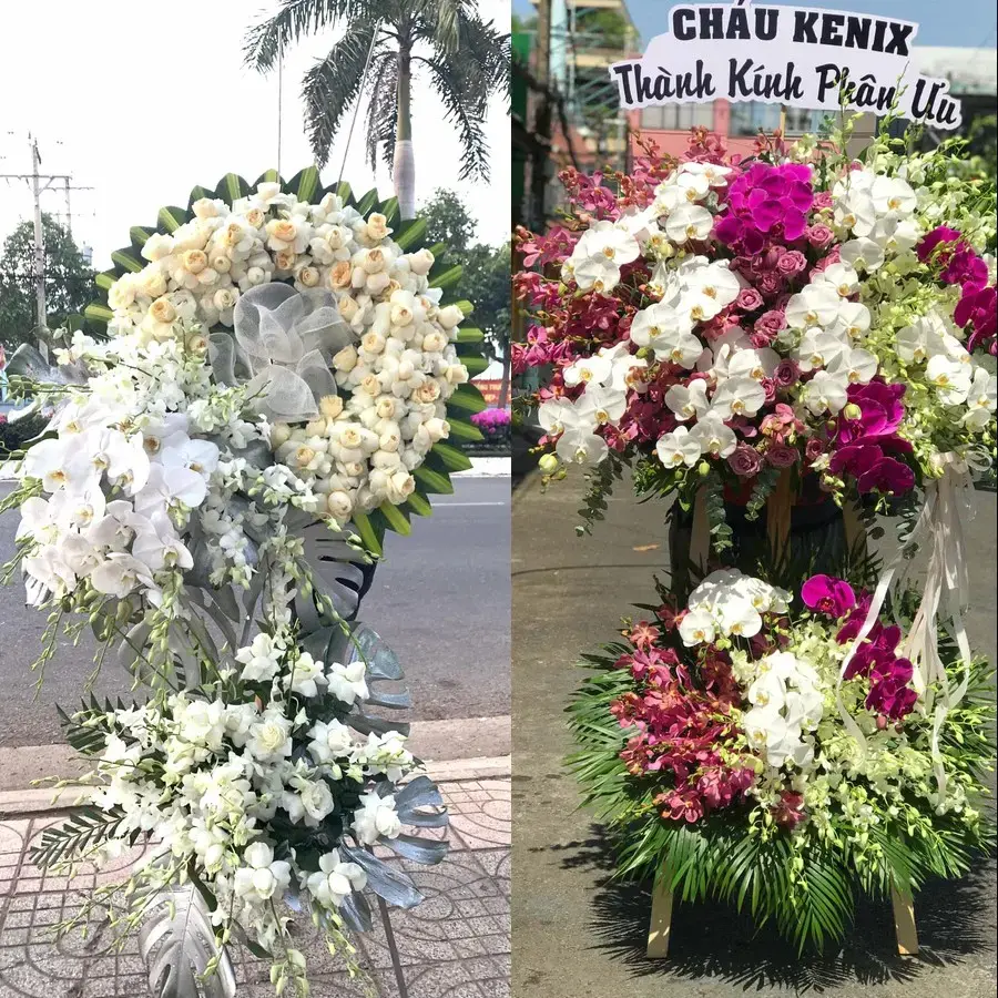 Đặt Kệ Hoa Viếng Giao Long, Vĩnh Long: Chọn Mẫu Trang Nghiêm