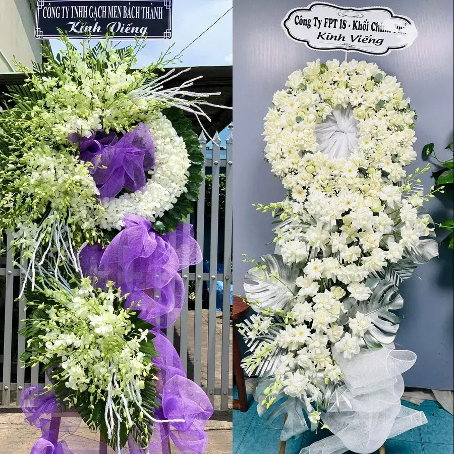 Kệ hoa chia buồn tại Hà Đông, Hải Phòng