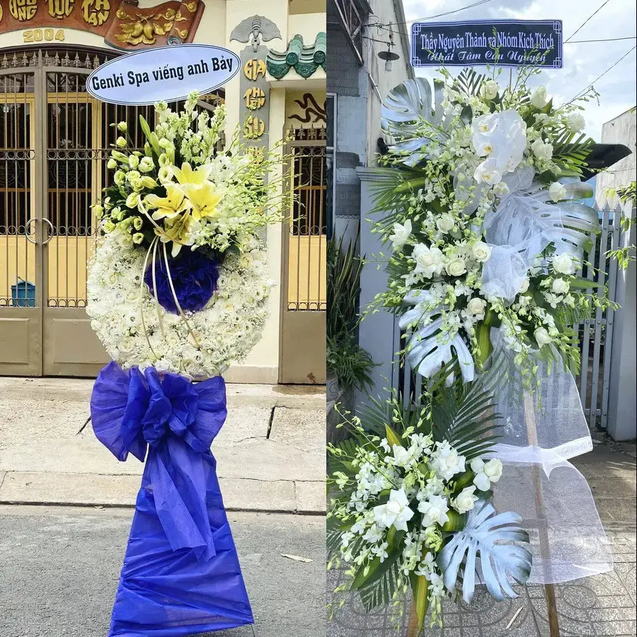 Đặt vòng hoa đám tang Hà Đông theo thông tin lễ