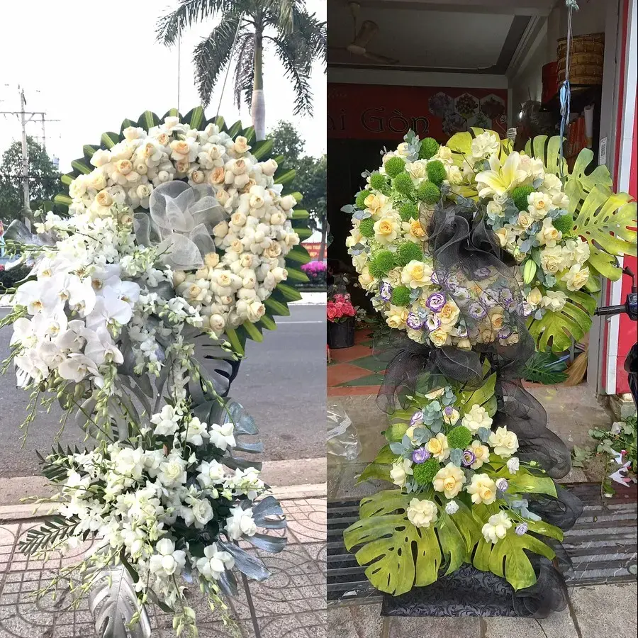 Đặt vòng hoa đám tang Hải An theo thông tin lễ