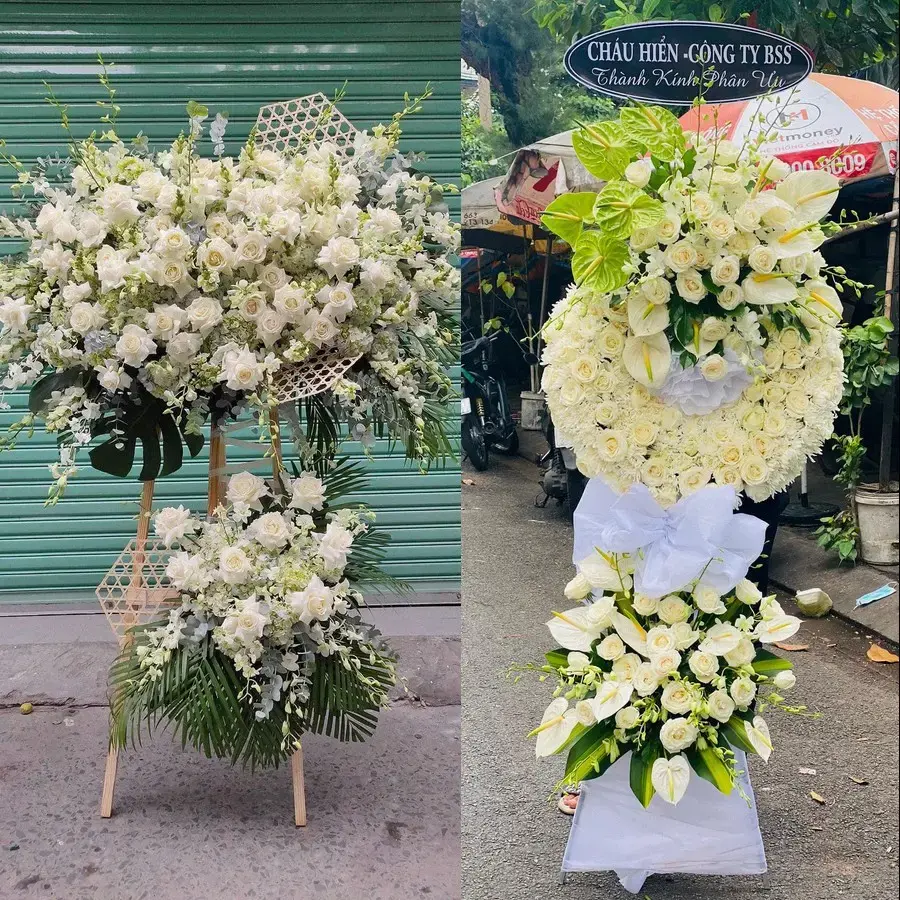 Hoa viếng giao theo địa chỉ tại Hải An