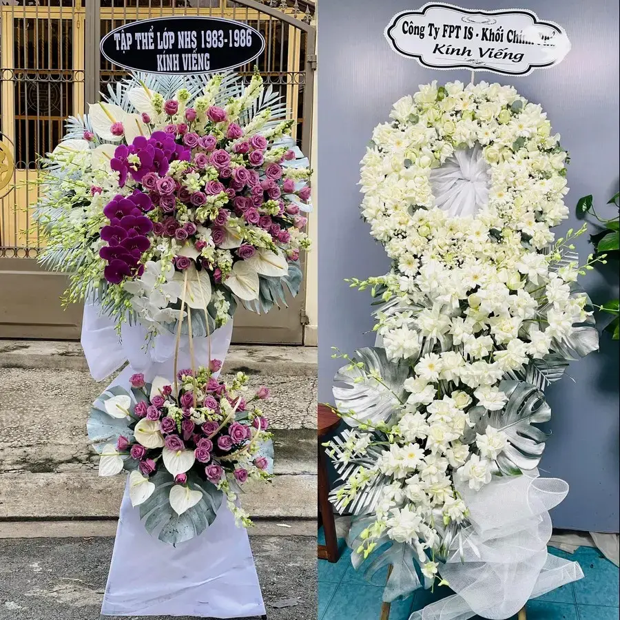 Hoa viếng giao theo địa chỉ tại Hải Châu