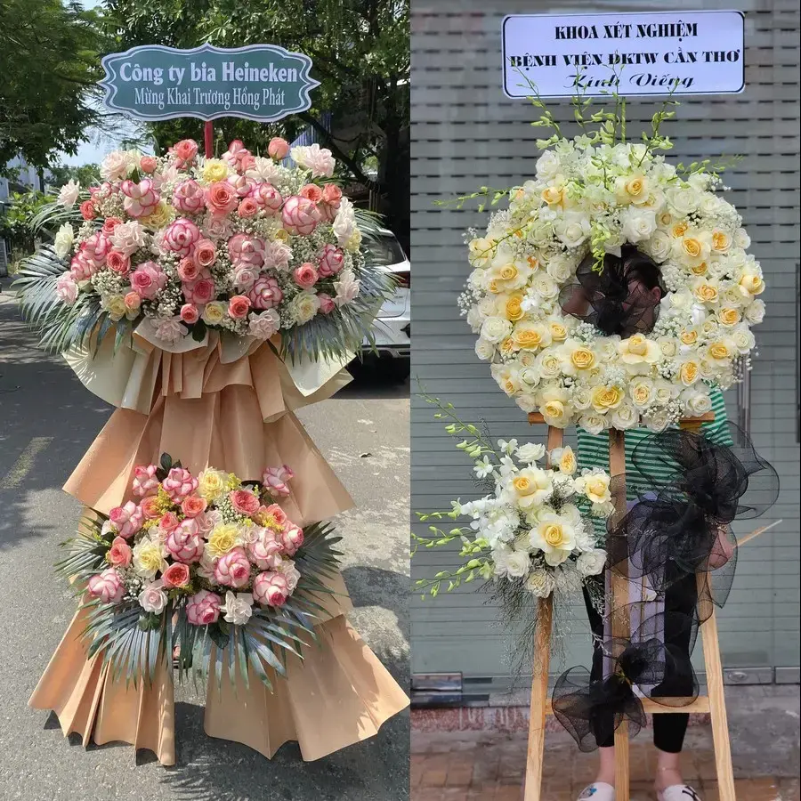 Đặt vòng hoa đám tang Hàm Rồng theo thông tin lễ