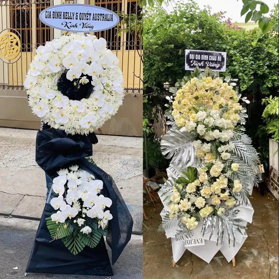 Hoa viếng giao theo địa chỉ tại Hòa Bình, Hải Phòng