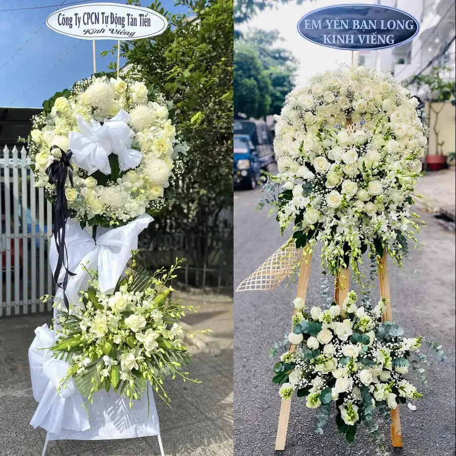Hoa viếng giao theo địa chỉ tại Hòa Bình