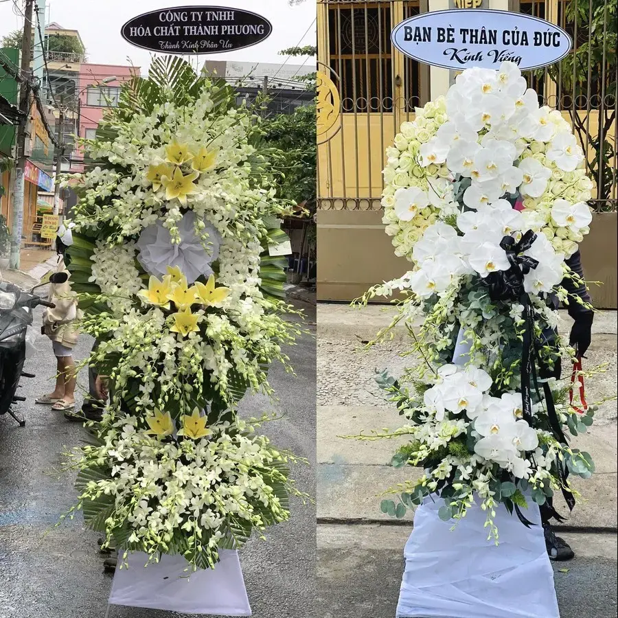 Hoa viếng giao theo địa chỉ tại Hòa Khánh