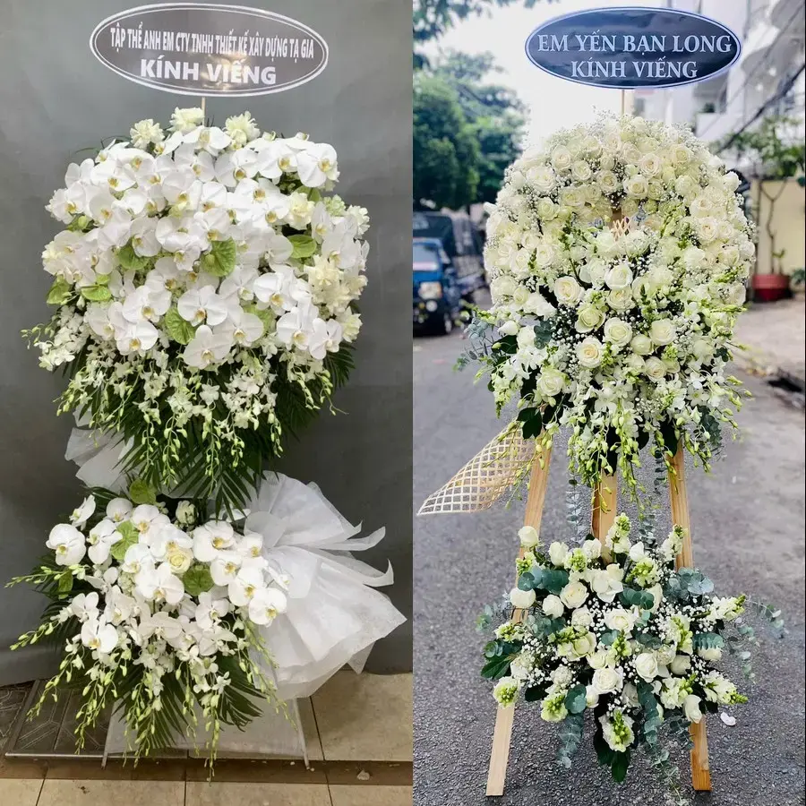 Hoa viếng giao theo địa chỉ tại Hòa Xuân