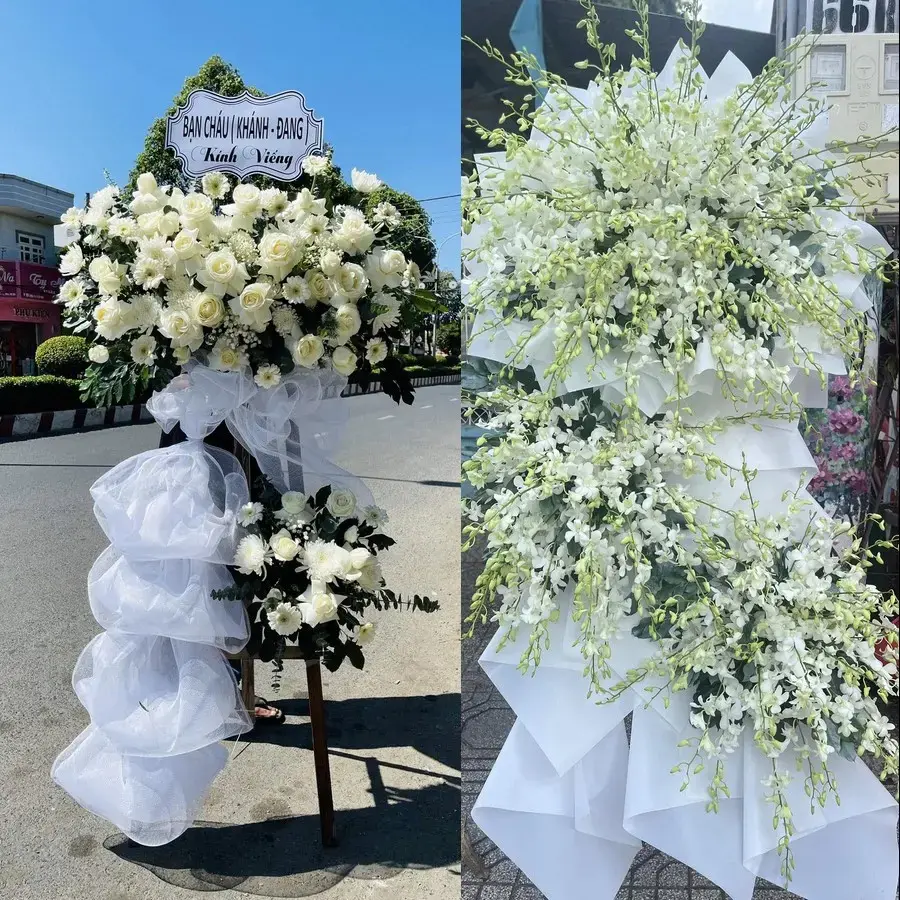 Hoa viếng giao theo địa chỉ tại Hoài Đức