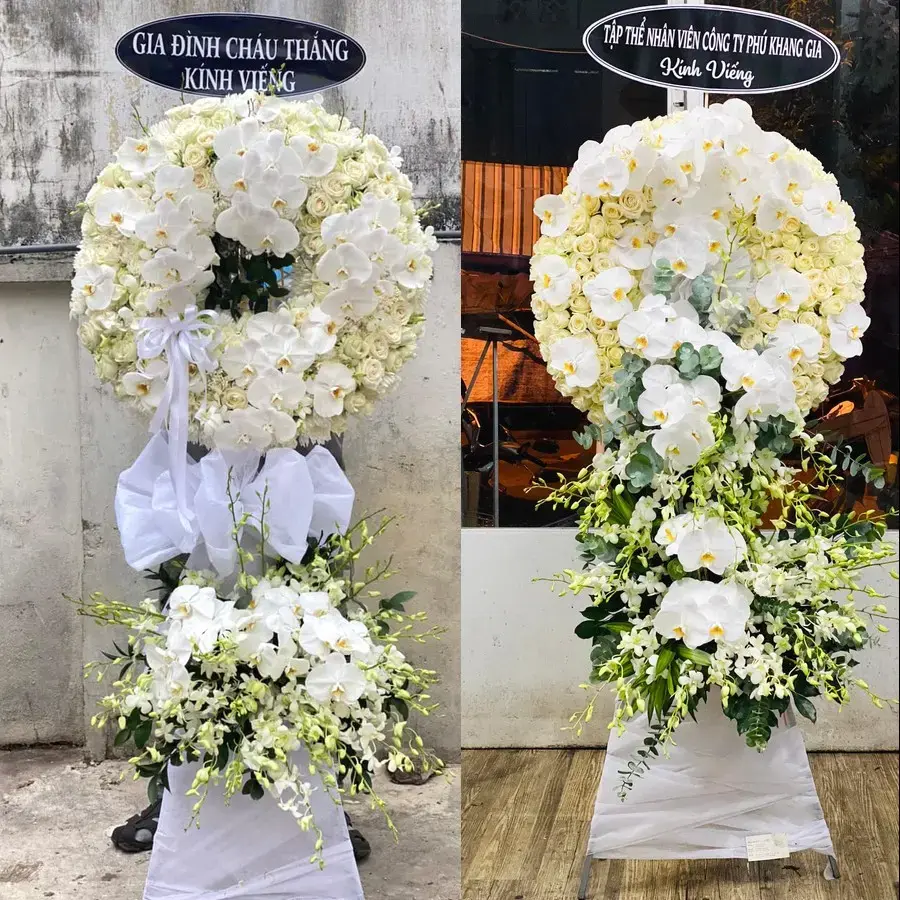 Vòng Hoa Đám Tang Hoài Nhơn, Gia Lai: Giao Tận Nơi