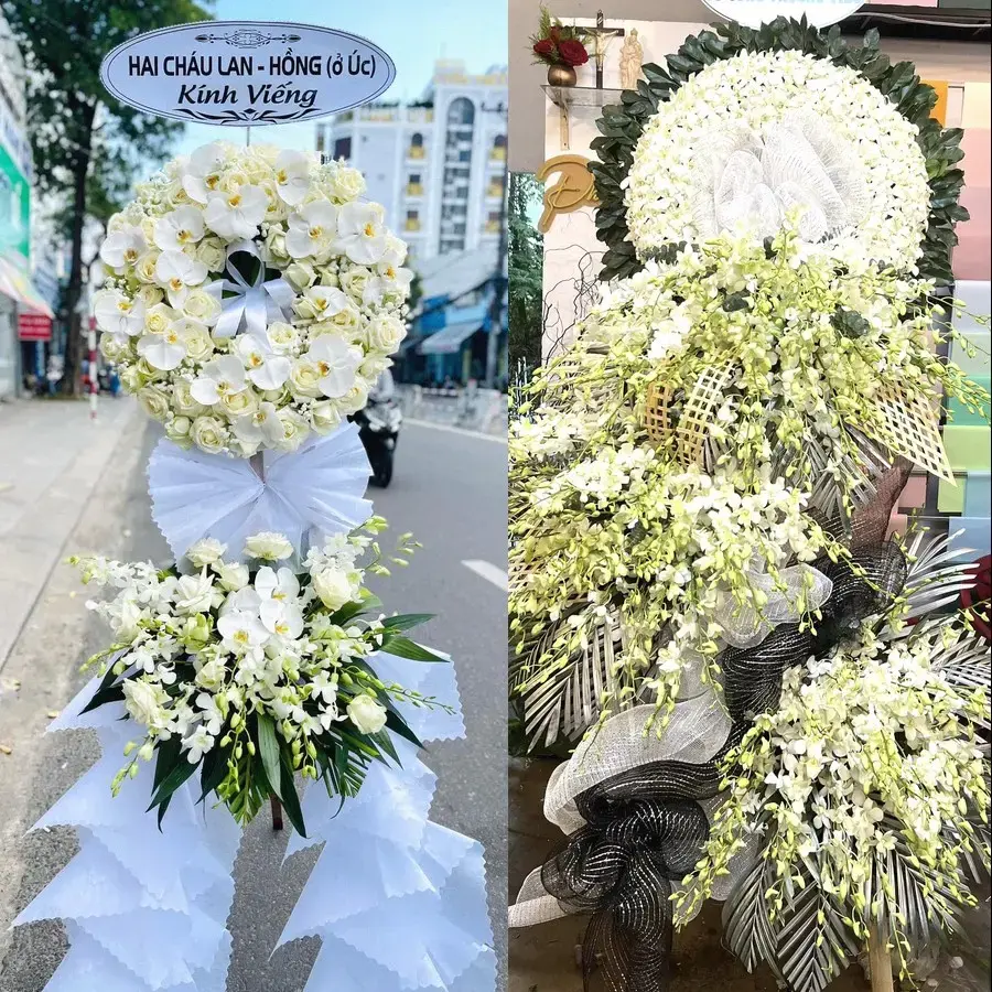 Hoa viếng giao theo địa chỉ tại Hoàng Liệt