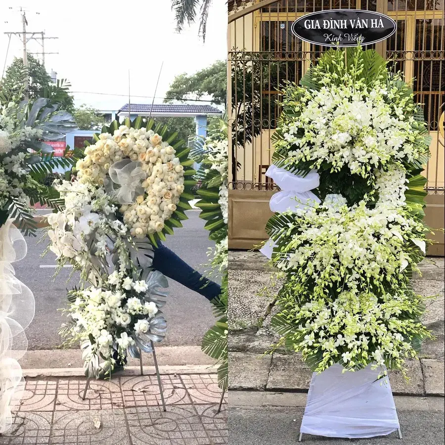 Kệ hoa chia buồn tại Hoằng Lộc