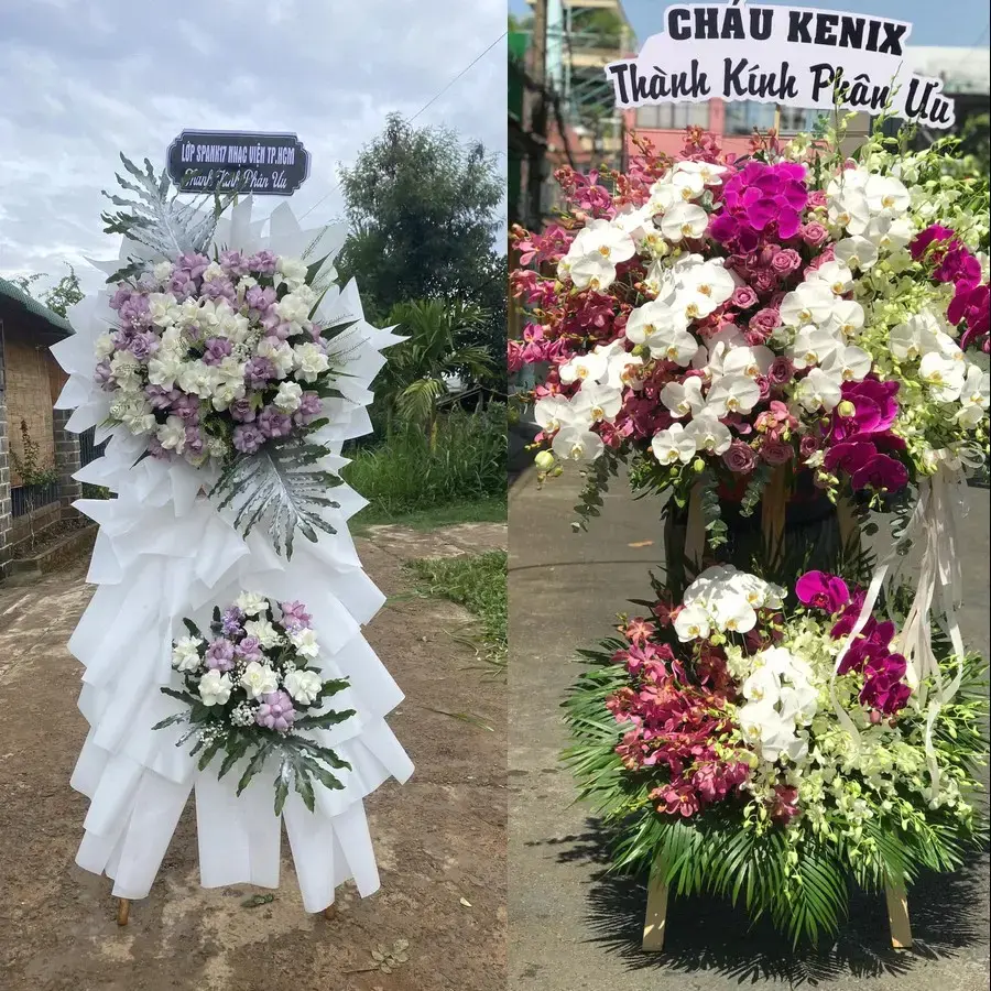 Giao Vòng Hoa Đám Tang Hội Phú, Gia Lai: Đúng Nơi Viếng
