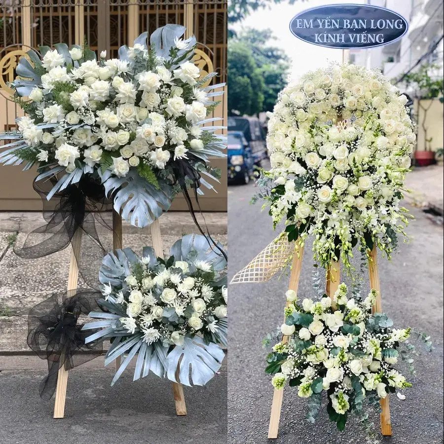 Hoa viếng giao theo địa chỉ tại Hồng An