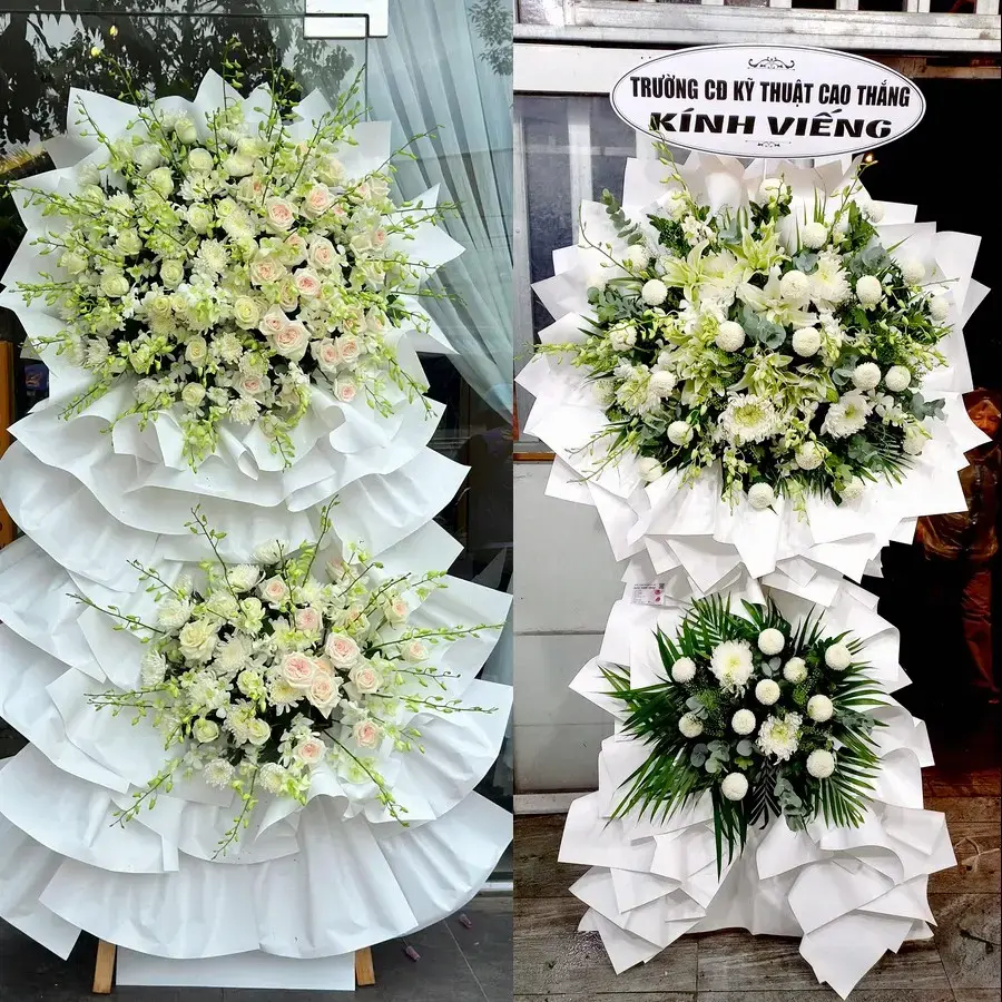 Hoa viếng giao theo địa chỉ tại Hồng Hà