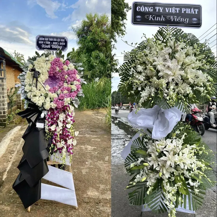 Tiệm Hoa Đám Tang Hồng Quang, Ninh Bình: Chọn Mẫu Trang Nghiêm