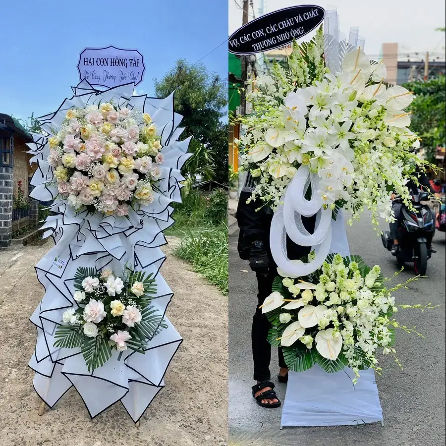 Hoa viếng giao theo địa chỉ tại Khương Đình