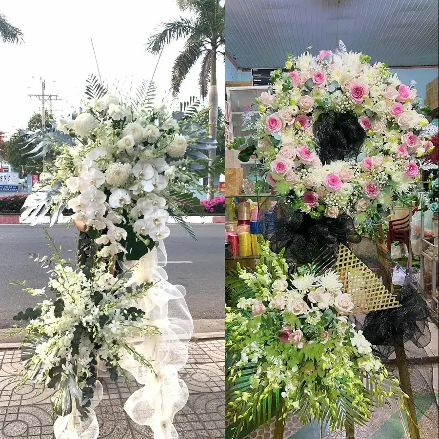 Hoa viếng giao theo địa chỉ tại Kiến An
