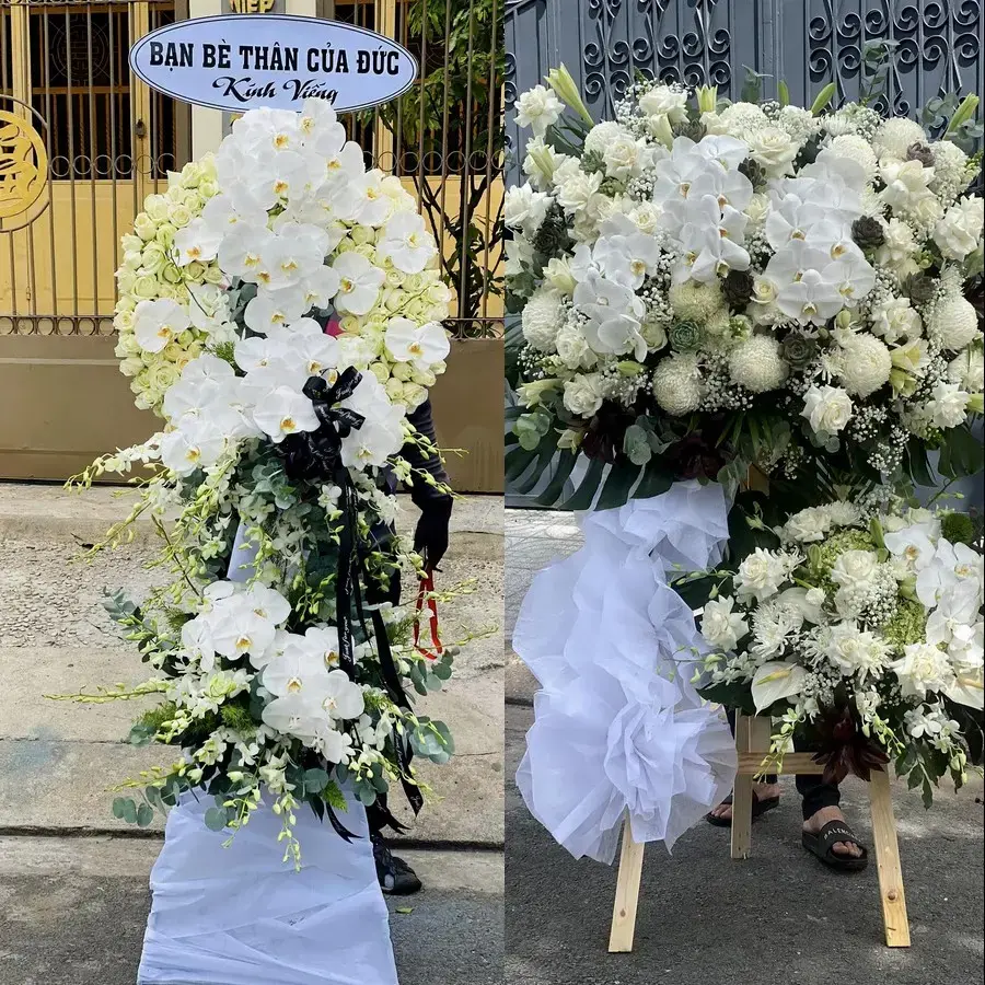 Đặt vòng hoa đám tang Kinh Bắc theo thông tin lễ