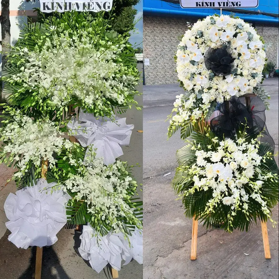 Hoa viếng giao theo địa chỉ tại Lái Thiêu