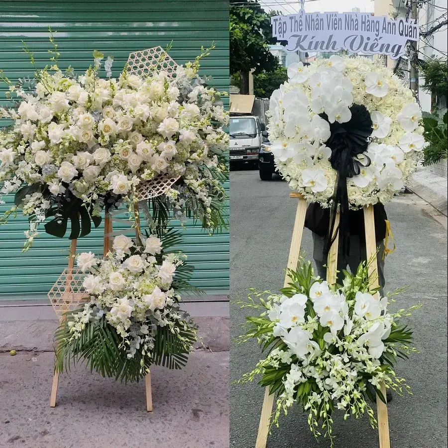 Hoa viếng giao theo địa chỉ tại Linh Xuân