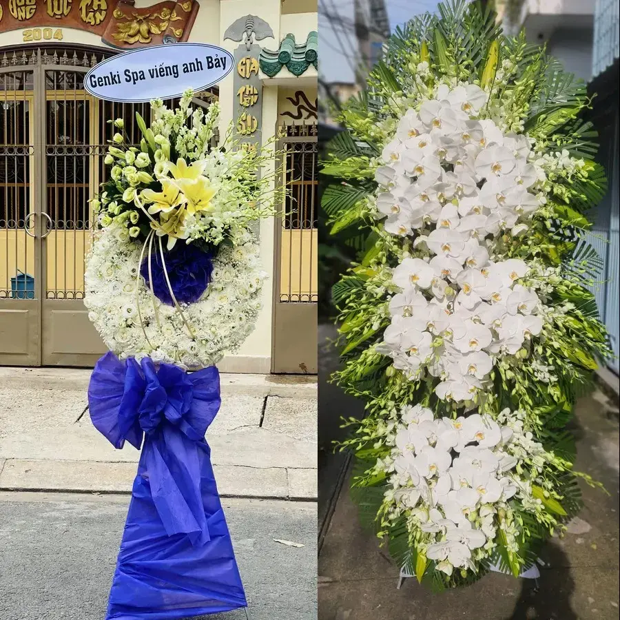Hoa viếng giao theo địa chỉ tại Long Bình
