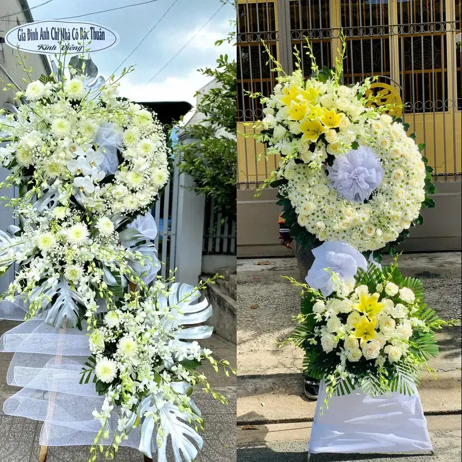 Hoa viếng giao theo địa chỉ tại Long Châu