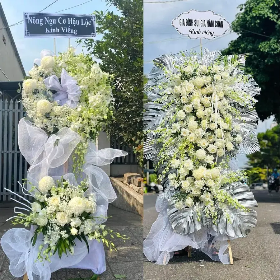 Đặt vòng hoa đám tang Long Hưng theo thông tin lễ