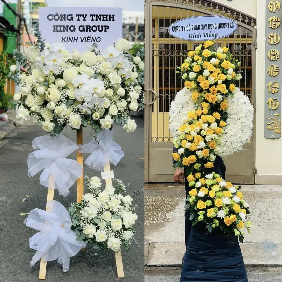 Đặt vòng hoa đám tang Long Khánh theo thông tin lễ