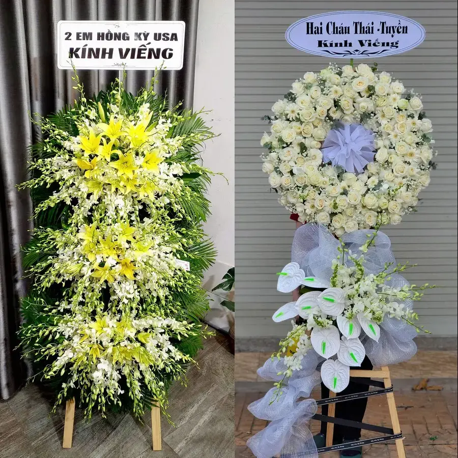 Hoa viếng giao theo địa chỉ tại Mạo Khê