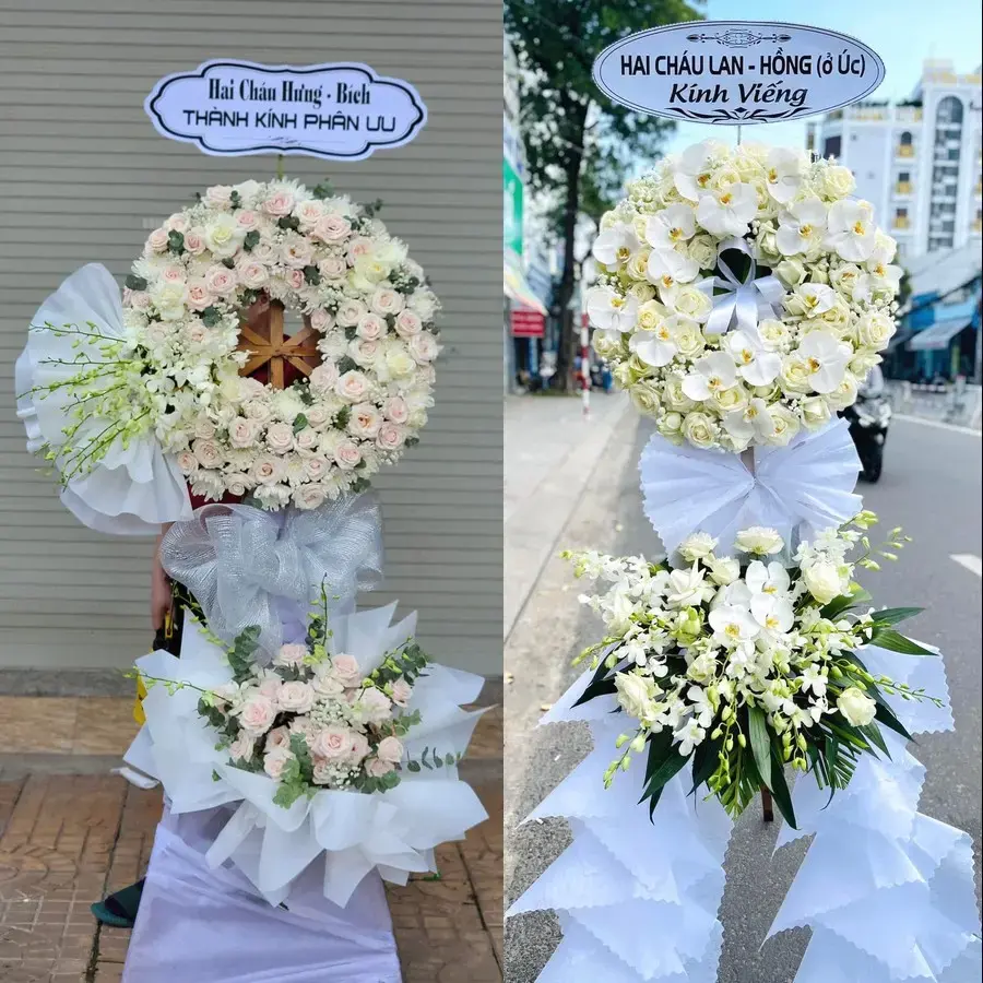 Hoa viếng giao theo địa chỉ tại Mỹ Tho