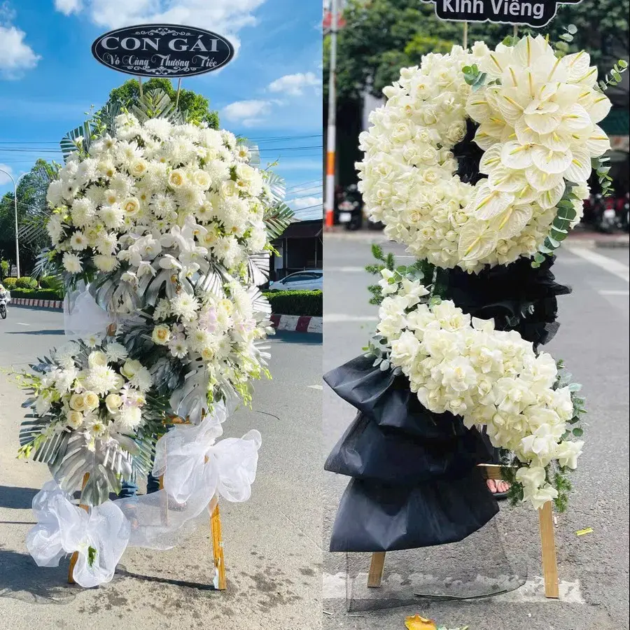 Hoa viếng giao theo địa chỉ tại Nghĩa Đô