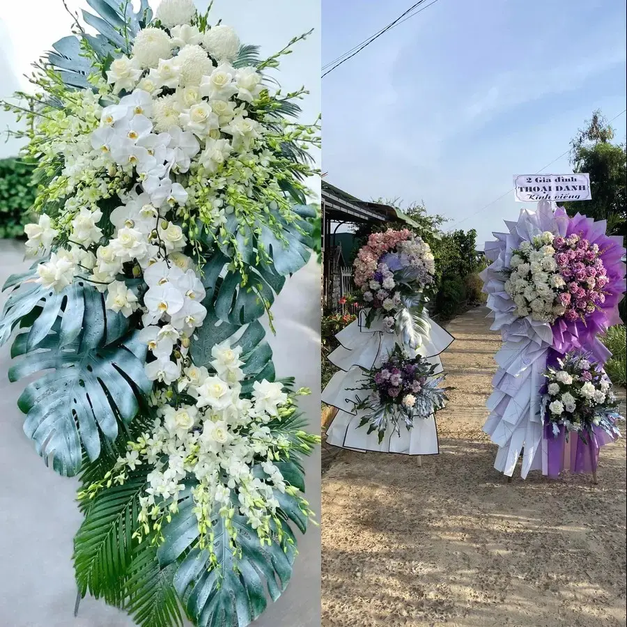 Đặt vòng hoa đám tang Ngô Quyền theo thông tin lễ