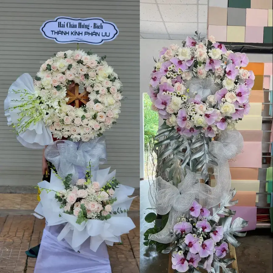 Đặt vòng hoa đám tang Ngọc Hà theo thông tin lễ