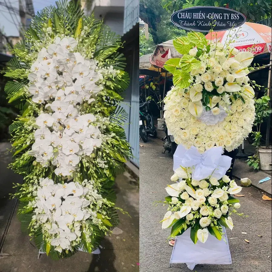 Hoa viếng giao theo địa chỉ tại Ngũ Hành Sơn